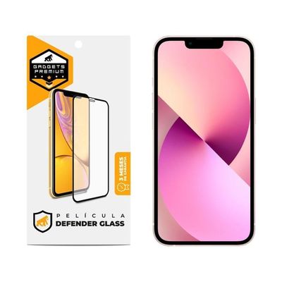 Película Defender Glass Para Iphone 13 - Preta - Gshield