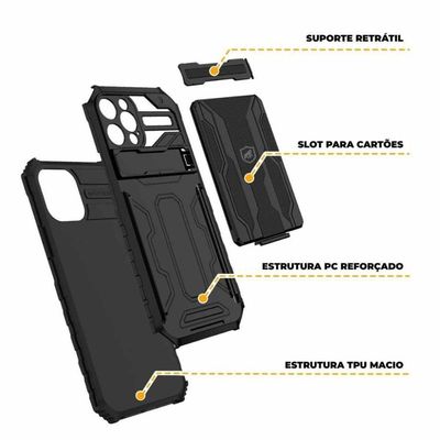 Capa Para Iphone 13 Pro Max - Guardian - Gshield