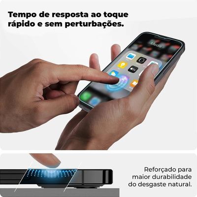 Película Para Iphone X / Xs - Ultra Glass - Preta - Gshield