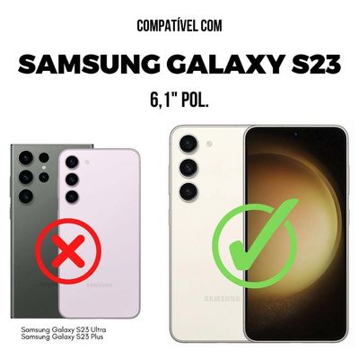 Película Galaxy S23 -Traseira Fibra De Carbono Preta-Gshield
