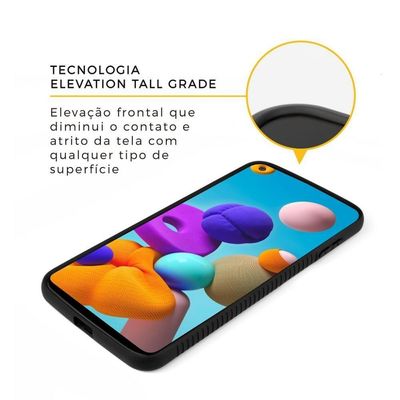 Capa Case Capinha Dual Shock X Preta Para Samsung Galaxy A21S - Gshield