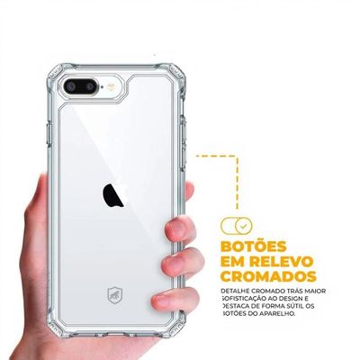Capa Case Capinha Para Iphone 7 Plus / 8 Plus - Clear Proof - Gshield