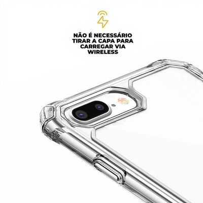 Capa Case Capinha Para Iphone 7 Plus / 8 Plus - Clear Proof - Gshield