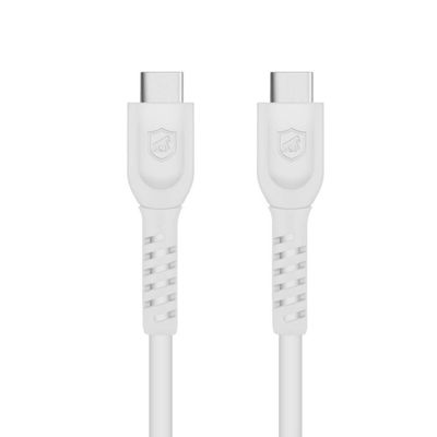 Cabo Dual Shock Type C/Type C Branco - 1,2M - Gshield