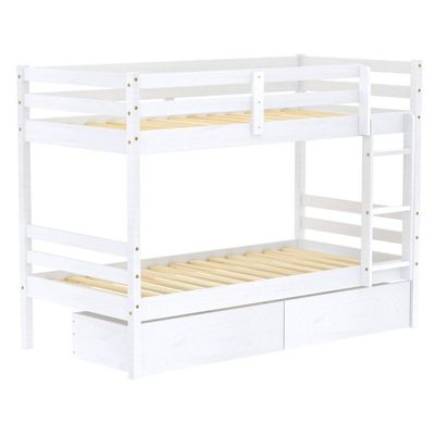 Beliche Infantil Slim Rb Com 02 Gavetas Madeira Maciça Branco Housin