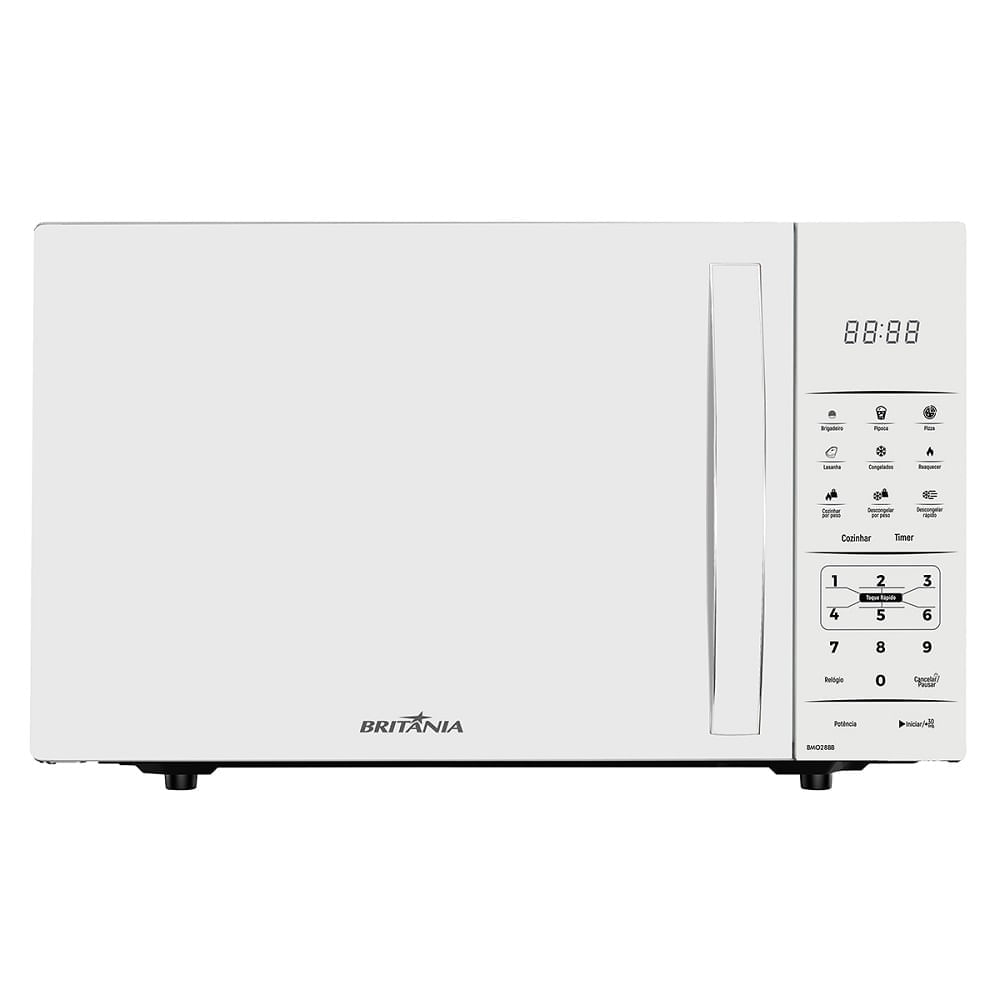 Micro-ondas 28 Litros - Branco - Britânia - Bmo28bb - 110v