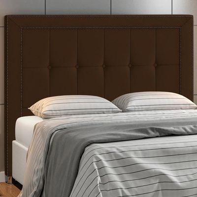 Cabeceira Casal 140 Cm Napoll Veludo Sl 942 Peer Sl 942