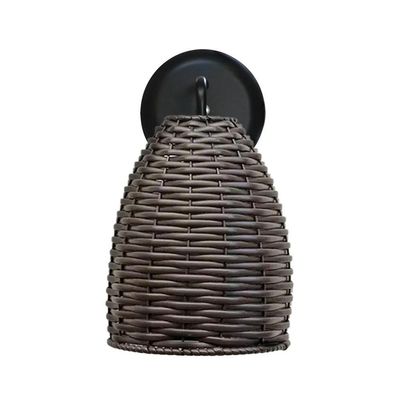 Arandela Junco Retro Marrom Tabaco Bivolt