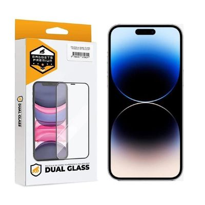 Película Para Iphone 14 Pro - Dual Glass Preta - Gshield
