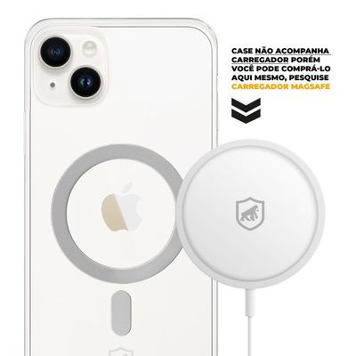 Capa Case Capinha Magsafe Para Iphone 14 Plus - Transparente - Gshield