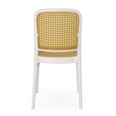 Kit 8 Cadeiras De Jantar Roma Para Sala E Cozinha - Branco