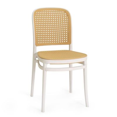 Kit 6 Cadeiras De Jantar Roma Para Sala E Cozinha - Branco