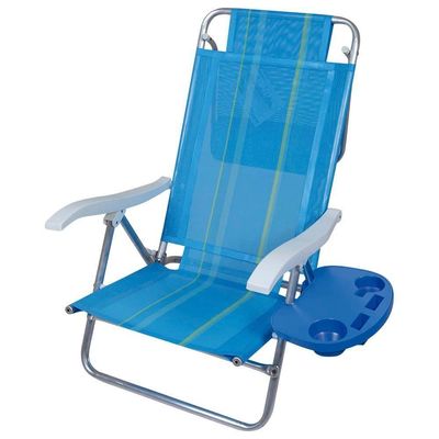 Mesa Portátil Azul Cadeira De Praia Porta Copo Celular Mor