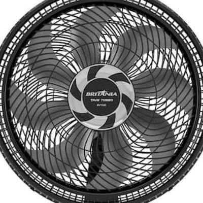 Ventilador de Mesa Britânia Maxx Force BVT481 47cm com 3 Velocidades e 8 Pás - Preto Preto / 110