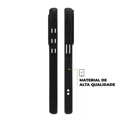 Kit Capa Dual Shock Sense e Pelicula Ultra Glass para iPhone 15 - Gshield