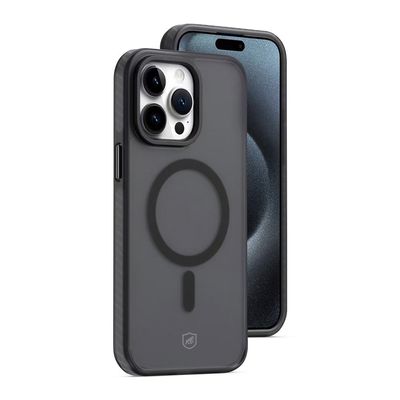 Kit Capa Magsafe Pro Preta e Pelicula Defender Pro Privacidade para iPhone 15 Pro Max - Gshield