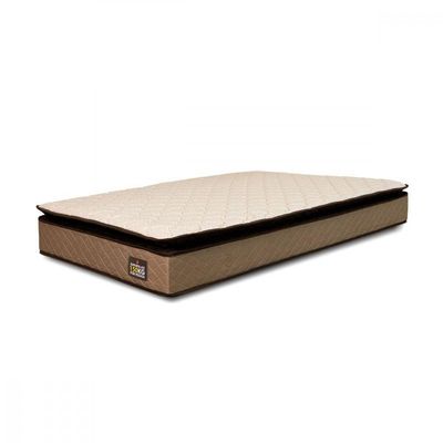 Colchão Solteiro Espuma D45 Pillow Top Dubai 88x188x24cm Bordô