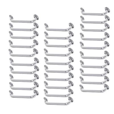 Alça De Apoio Inox Barra 50cm Kit 30 Unidades Idoso Cadeirante Suporte Corrimao Banheiro