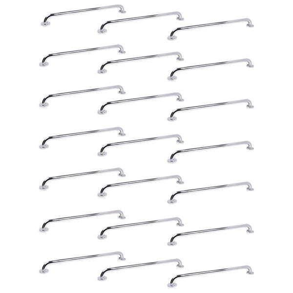 Alça De Apoio Barra 70cm Inox Kit 20 Unidades Idoso Cadeirante Deficiente Banheiro Box