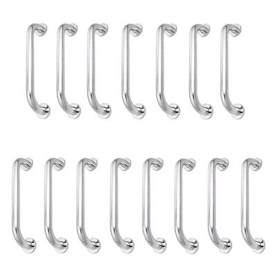 Alça De Apoio Inox Kit 15 Unidades Barra 30cm Segurança Suporte Idoso Gestante Criança Box Banheiro