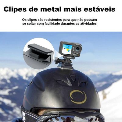Adaptador Magnético Dois Pinos Para Dji Osmo Action 3 - Telesin