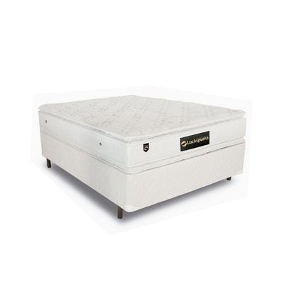Colchão King Molas Ensacadas Satisfaction Plus Pillow Top White (193x203x30) Luckspuma