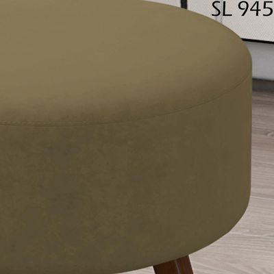 Kit 2 Puff Puf Para Sala Pes Palito Small Veludo Sl 945 Peer Sl 945