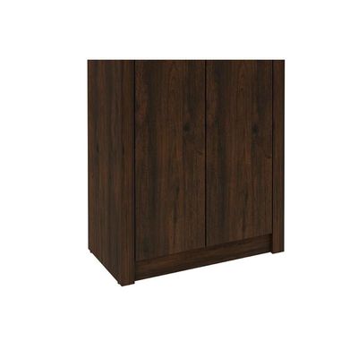 Armário De Escritório Me4105 C/ 2 Portas Nogal - Tecno Mobili