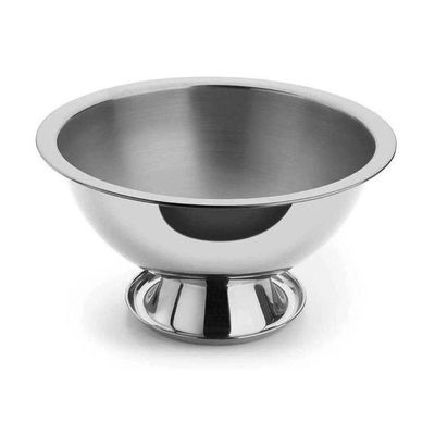 Champanheira Inox Grande 12,2 Litros Com Base Coletora De água Balde De Gelo Gigante Festas Eventos