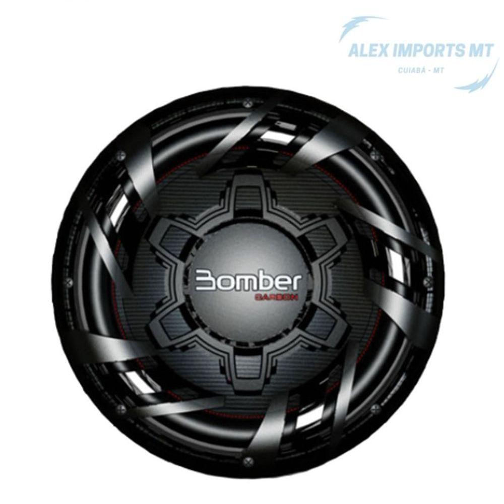 Alto Falante Subwoofer Bomber Carbon 12P 250W Bobina Simples
