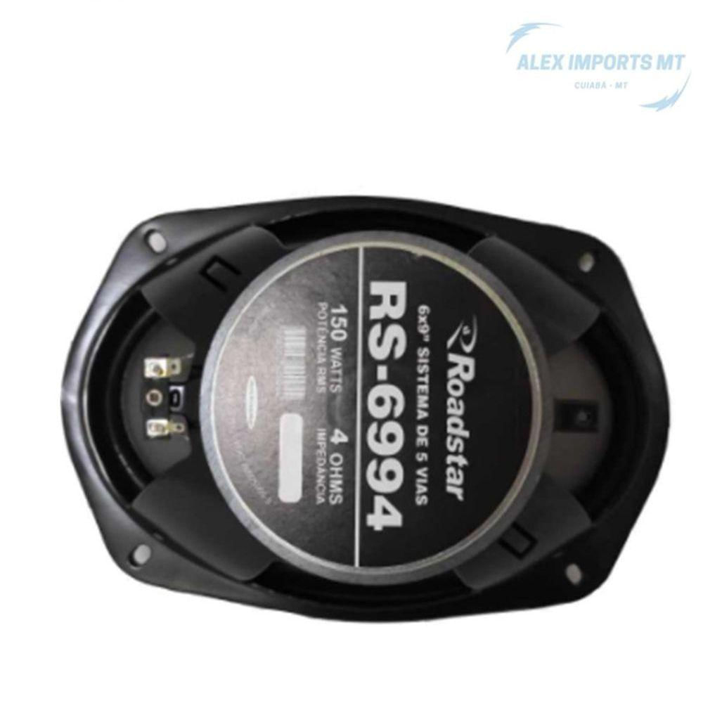 Alto Falante Pentaxial Roadstar 6X9 Polegadas 150W Woofer