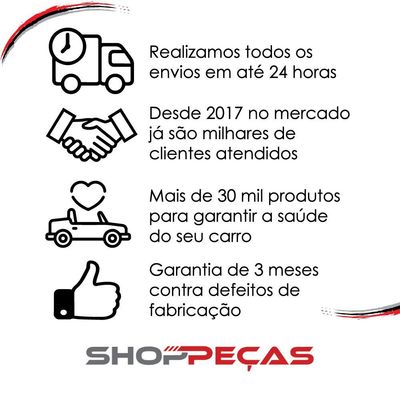Amortecedor Para Uso Geral 27,0 Cm X 17,0 Cm Carga 17 Kg