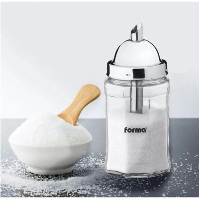 Açucareiro De Vidro Com Dosador 230g Pote Para Servir Açucar Mesa Chá Café Casa Cozinha
