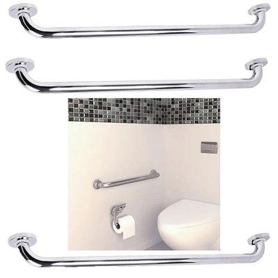 Alça Barra Apoio Kit 3 Uni Inox Gestante Deficiente Acessivel Idoso Criança Suporte Segurança Anti Q