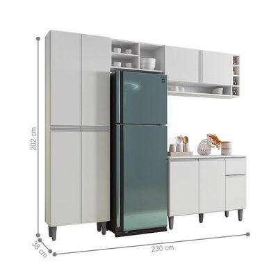 Cozinha Compacta Chicago Branco
