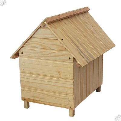Casinha De Cachorro De Madeira Sem Pintura Simples Gigante N6