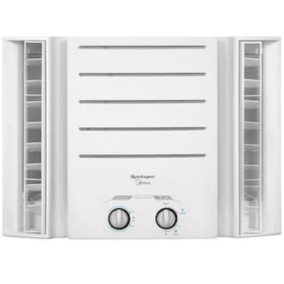 Ar-Condicionado de Janela Springer Midea QCK10 Frio 10.000 BTUs Mecânico - Branco Branco / 220