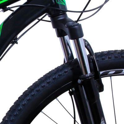 Bic. Cairu Titan ARO 29 AL 21V 17.5 - 310461  Preto / Verde