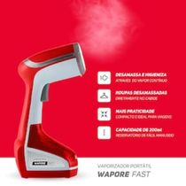 Vaporizador Portátil Wap Wapore Fast 1250 W – Branco/Vermelho/Cinza
