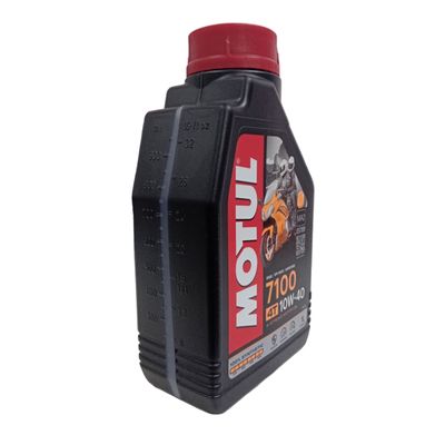 Óleo Lubrificante do Motor Motul 7100 10W40 4T 100% Sintético - 1L