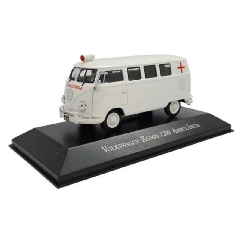 1/43 Carros Inesqueciveis do Brasil Volkswagen Kombi 1200 Ambulância