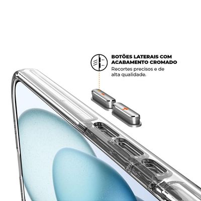 Capa para iPhone 15 - MagSafe Crystal Armor - NÃO AMARELA - Gshield