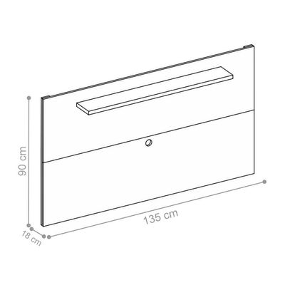 Painel Para Tv Korea Cinza