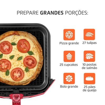 Fritadeira Sem óleo Air Fryer Mondial 8 Litros 60hz 127V