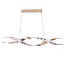 Lustre Luminaria Dna Pendente Molecular Espiral 76w Led Teto Sala Quarto Iluminaçao Luxo