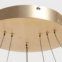 Lustre Pendente 3 Em 1 Arco Aneis Led Infinito Perfil Luminaria Ajustavel Regulavel Iluminaçao