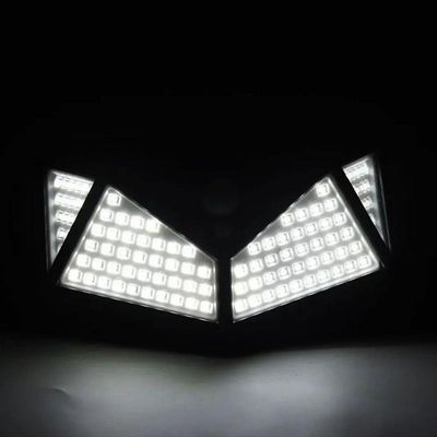 Luminaria Solar Arandela Kit 10 Uni 100 Leds Iluminaçao Rua Casa Parede Segurança