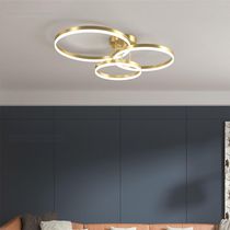 Lustre Led Luminaria 3 Em 1 Arco Infinito Orbital Perfil Luxo Moderno Decorativo Sala Quarto