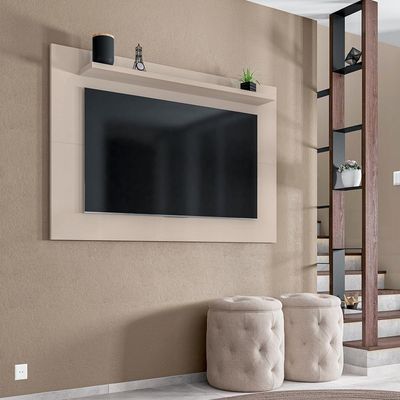 Painel Para Sala Tv 50 Polegadas 088163 Off White Dcasa Off White