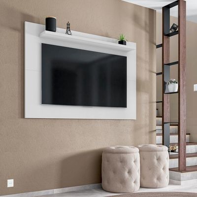 Painel Para Sala Tv 50 Polegadas 088163 Branco Dcasa Branco